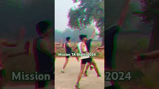 TA Bharti 2024 🪖  ta bharti army  army training  shorts video [upl. by Ysirhc]