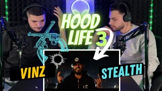 Vinz ft Stealth  Hood Life 3  REACTION [upl. by Christan]