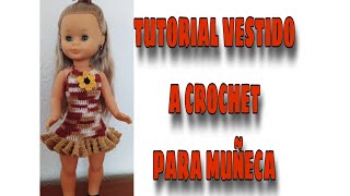 TUTORIAL VESTIDO PARA MUÑECA [upl. by Nitnerb147]