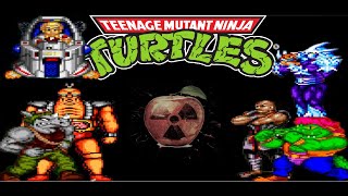 All bosses Teenage Mutant Ninja Turtles The Hyperstone Heist NO DAMAGE [upl. by Madalena]