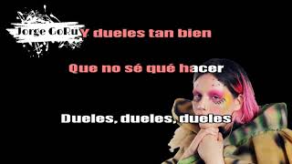 Dueles Tan Bien Bruses Karaoke  Instrumental [upl. by Rothberg]