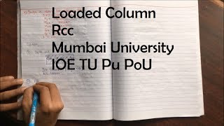 Design of Biaxially loaded column RCC Mumbai University  IOE  TU  PU [upl. by Paul]