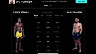 Themba Gorimbo vs Ramiz Brahimaj Prediction UFCVegas92 UFC UFCPredictions [upl. by Yl]