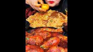 ASMR WHOLECHICKEN CURRY CHICKEN LOLLIPOP FRIEDRICE EGG CURRYDESI STYLE CHICKEN CURRY [upl. by Cordier]