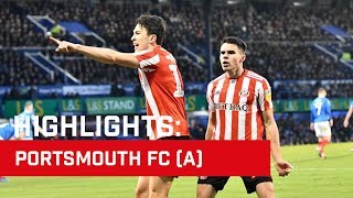 Highlights Portsmouth v Sunderland [upl. by Aicilak]