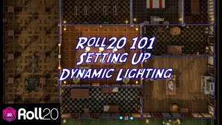 Roll20 101 Setting Up Dynamic Lighting [upl. by Iny]