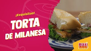 Torta de milanesa  HAZLO CON MAXICARNE [upl. by Nylednarb154]