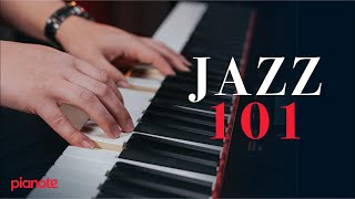 Jazz Piano 101 Beginner Piano Lesson [upl. by Holton338]