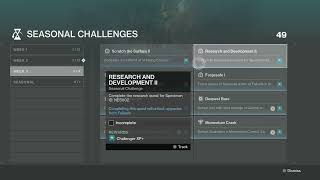 Destiny 2 quotEchoesquot Act 1  All Week 3 Seasonal Challenges [upl. by Adama]