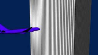 911 wtc 2 Blender 249b simulation [upl. by Kotick895]