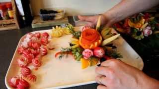 Comment Faire un Bouquet Floral en Fruits et Légumes [upl. by Daria]