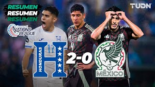 Resumen y goles  Honduras 20 México  CONCACAF Nations League 2024  TUDN [upl. by Meesak]