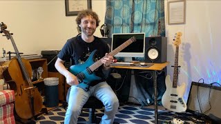 Unboxing of strandberg Boden Original NX6 Tremolo Neck Thru Teal [upl. by Drawyah]