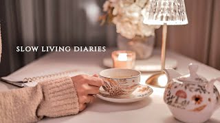 SLOW LIVING DIARIES  6 AM Relaxing Morning Routine  Getting Ready For Holidays  Silent Vlog [upl. by Shelagh]