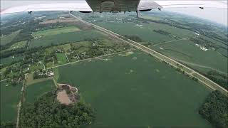 Tornado Path Williamston to Webberville Michigan 82423 [upl. by Lrac]