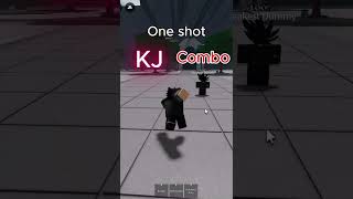 KJ combo one shot roblox thestongestbattlegrounds robloxthestrongestbattlegrounds robloxedit [upl. by Fillender]