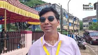 Goan Reporter News Polling booth Taleigao Village Panchayat Elections [upl. by Ynamreg]