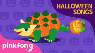 Jurassic Halloween  Dinosaur Songs  Halloween Songs  Pinkfong Songs for Children [upl. by Ury68]