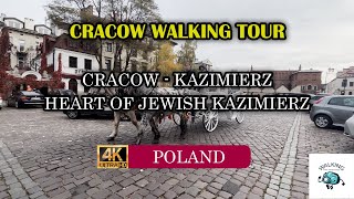 Walking Tour of Cracow  Kazimierz  Heart of Jewish Kazimierz [upl. by Inness]