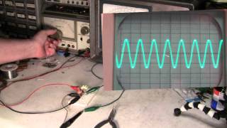 LC Resonance Oscilloscope Demo [upl. by Jennifer738]