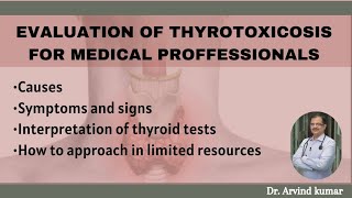 Evaluation of Thyrotoxicosis for Medical Professionals  Hyperthyroidism [upl. by Nitsuga]