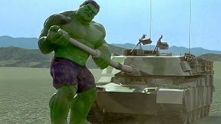 Hulk vs Tanks  Hulk Smash Scene  Hulk 2003 Movie CLIP HD [upl. by Cohin]