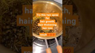 Hair￼ thickening spray with just 3 ingredients💯💯 shorts shortvideo viralvideo [upl. by Omrellig107]