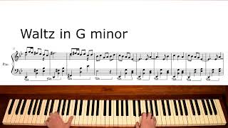 Short waltz in G minor 🎹 [upl. by Wendy131]