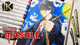 Drawing Mashle Magic and Muscles  DKArtsTV [upl. by Corvin]