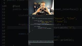 Short lesson on Java Predicate Functional Interface [upl. by Nnylyak564]