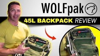 WOLFpak 45L Backpack Review Best Bag For The Gym [upl. by Birdt62]