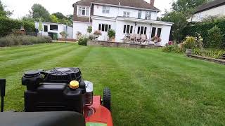 Hayter 56 Pro  Toro Prostripe 560 mowing lawns [upl. by Reseda]