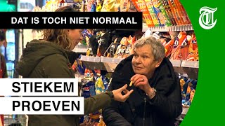 Vrouw eet én drinkt halve supermarkt leeg  DAT IS TOCH NIET NORMAAL 05 [upl. by Resneps523]