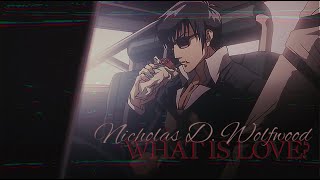 amv  trigun  nicholas d wolfwood  what is love [upl. by Oibirot]