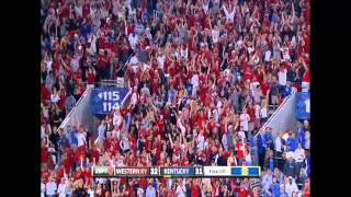 WKU Football Game winning play vs UK TV call [upl. by Akirrehs]