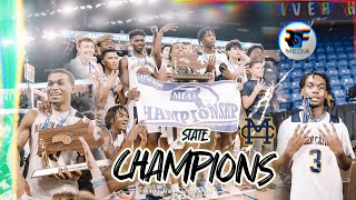 Malden Catholic basketball 2022 DII MIAA State Championship Game Full game recap [upl. by Garber802]