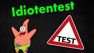 idiotentest deutsch 90  schaffen es nicht [upl. by Wengert]