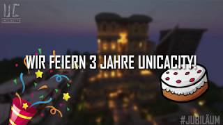 UnicaCity FEIERT 3 JÄHRIGES JUBILÄUM  EVENT [upl. by Aissert]