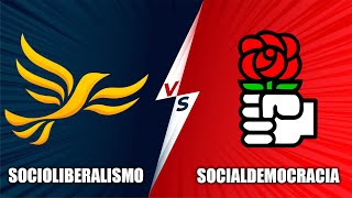 SOCIOLIBERALISMO VS SOCIALDEMOCRACIA  Historia y comparación [upl. by Cence]