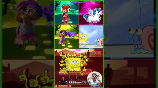 Pjmask exe🆚my little pony 🆚vivo🆚 spongebob coffindance edmrush tileshop spongebob ytshorts [upl. by Mosora]