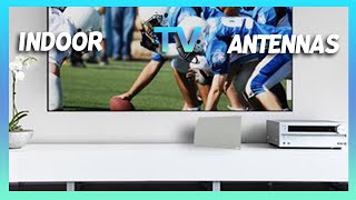 Top 5 Best Indoor TV Antennas in 2024  Clear Reception amp Free HD Channels [upl. by Relyt]