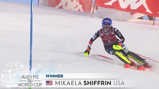 Ski Alpin Womens Slalom II LeviFIN 2run Highlights 2023  89th Victory for Michaela Shiffrin 🥳 [upl. by Aisena932]