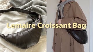 包包測評 🥐 Lemaire可頌包試背效果amp日常穿搭  Lemaire Croissant Bag  Handbag Review [upl. by Lemkul212]