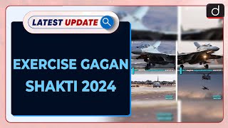 Exercise Gagan Shakti 2024  Latest update  Drishti IAS English [upl. by Gardel]