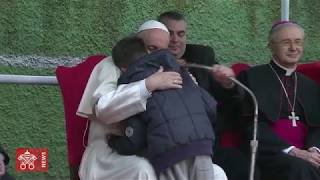 iL POMERIGGIO DEL PAPA A CORVIALE 20180415 [upl. by Verner]