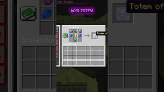 DataPack Void Totem minecraft minecraftshorts [upl. by Eleonora]