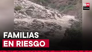 Cañete en alerta debido a las intensas lluvias [upl. by Imojean]