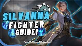 Silvanna EXP Lane Guide in 4 Minutes  MLBB S34 [upl. by Ainer375]