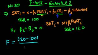 F test  example 2 [upl. by Frederiksen]