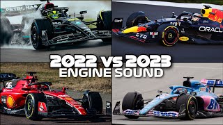 F1 2022 vs 2023 Sound [upl. by Batha]